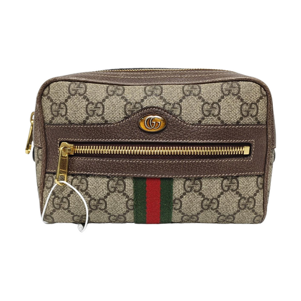Authenticated pre-owned  Ophidia Small Monogram Coated Canvas Beige - Belt Bag at Looply