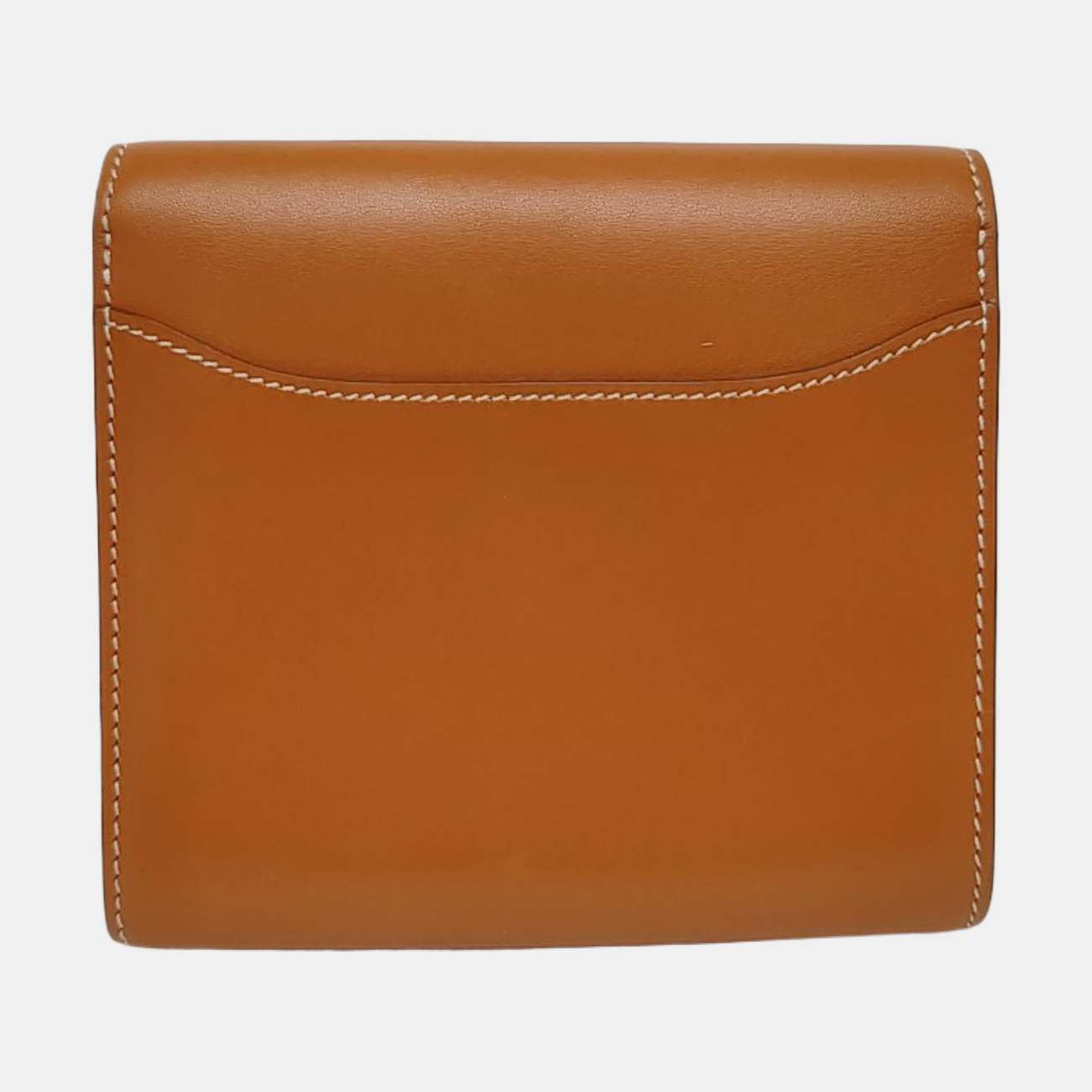 Authenticated pre-owned  Constance Box Calf Brown Wallet - Wallet at Looply