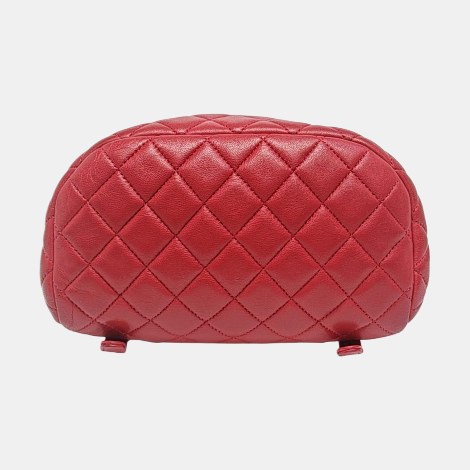 Authenticated pre-owned  Urban Spirit Small Quilted Lambskin Red - Backpack at Looply