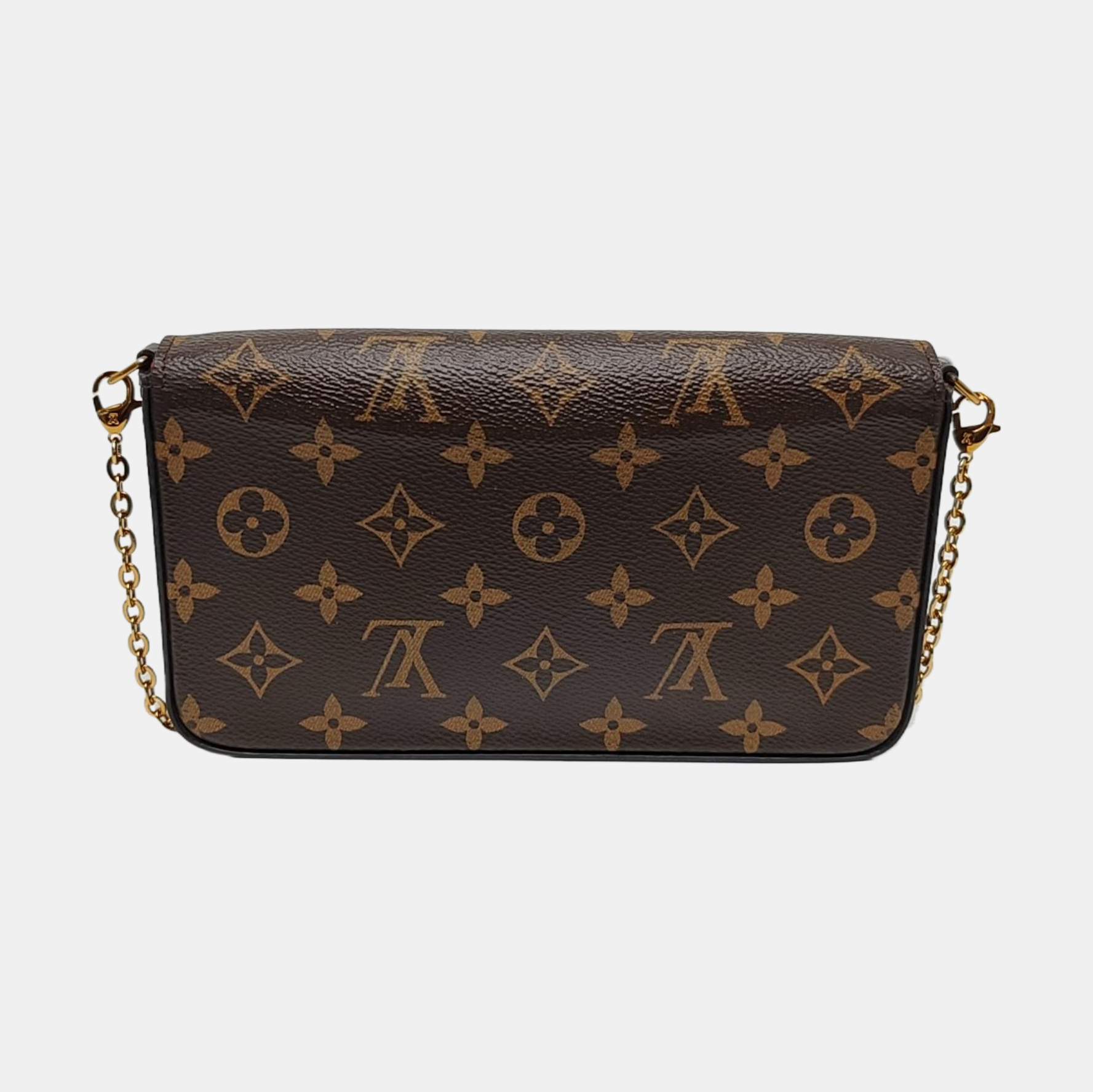 Authenticated pre-owned  Félicie Monogram Coated Canvas Brown - Shoulder Bag at Looply