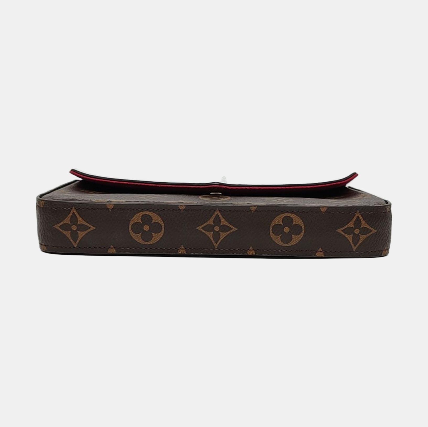 Authenticated pre-owned  Félicie Monogram Coated Canvas Brown - Shoulder Bag at Looply