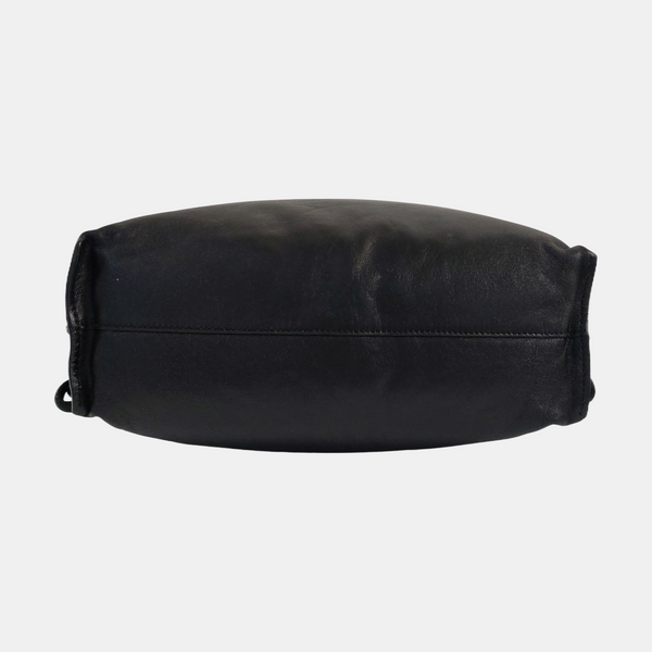 Authenticated pre-owned  Flamenco Xl Calfskin Black - Shoulder Bag at Looply