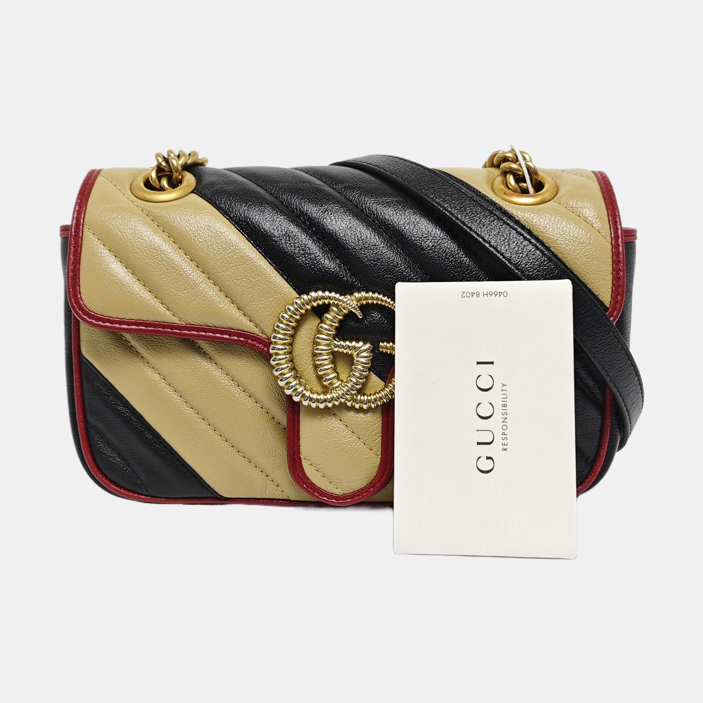 Authenticated pre-owned  GG Marmont Small Calfskin Multicolor - Shoulder Bag at Looply