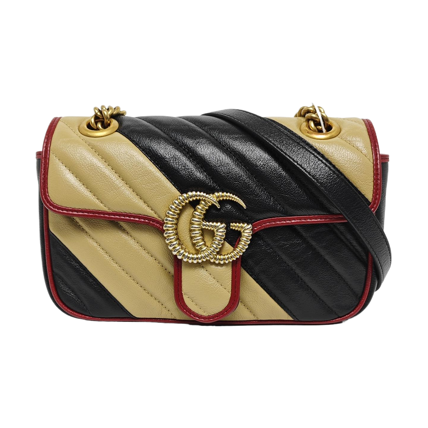 Authenticated pre-owned  GG Marmont Small Calfskin Multicolor - Shoulder Bag at Looply