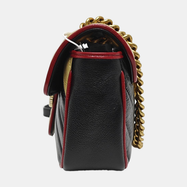 Authenticated pre-owned  GG Marmont Small Calfskin Multicolor - Shoulder Bag at Looply
