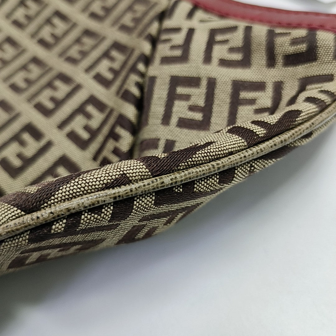 Canvas Top Handle Bag Brown