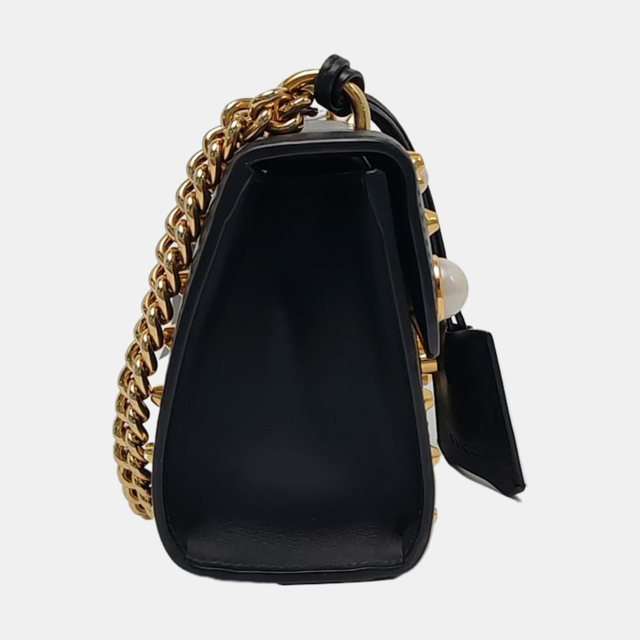 Authenticated pre-owned  Padlock Small Calfskin Black - Crossbody Bag at Looply