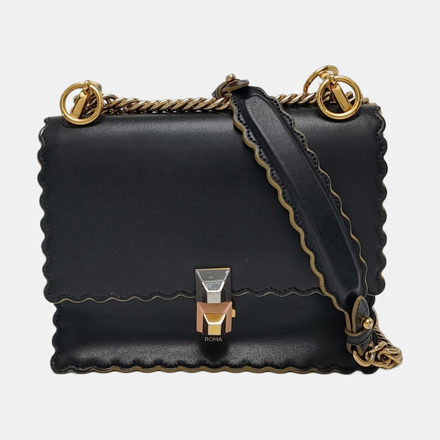 Kan I Mini Calfskin Black