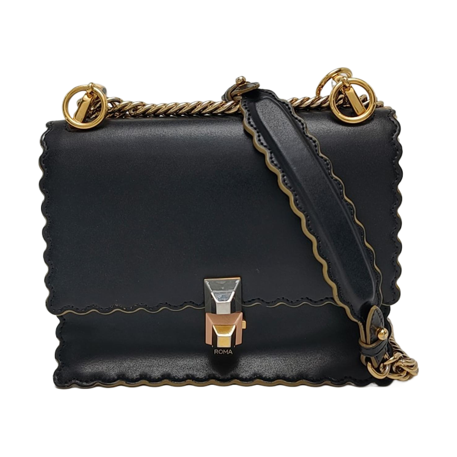 Kan I Mini Calfskin Black