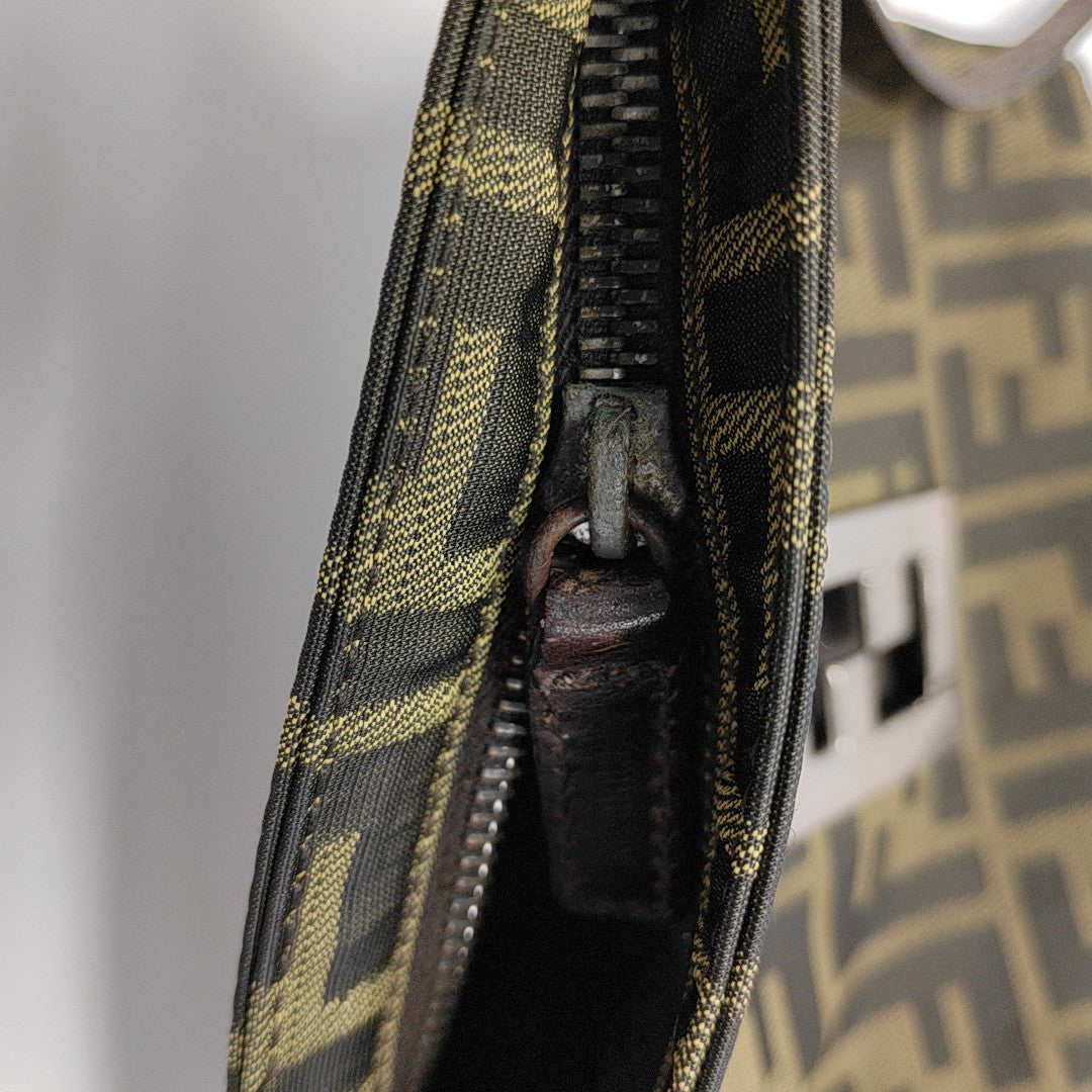 Canvas Shoulder Bag Brown