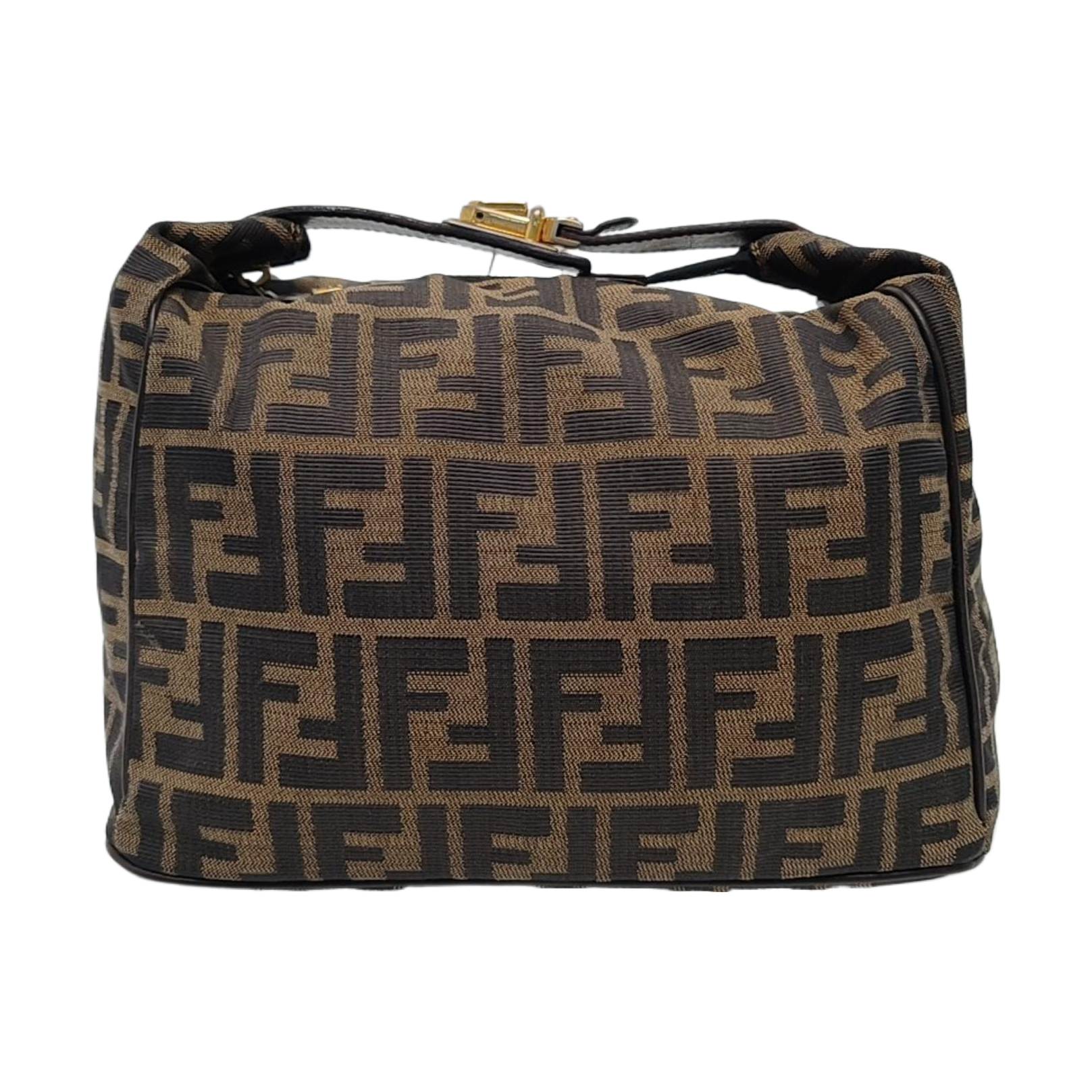 Canvas Top Handle Bag Brown
