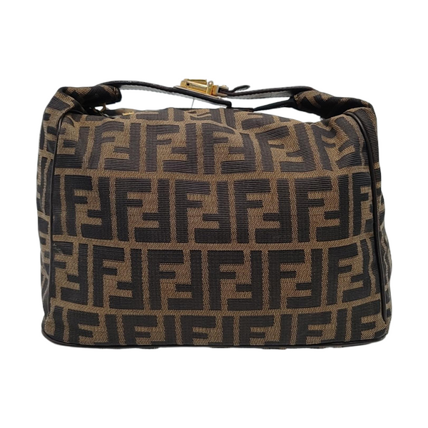 Canvas Top Handle Bag Brown