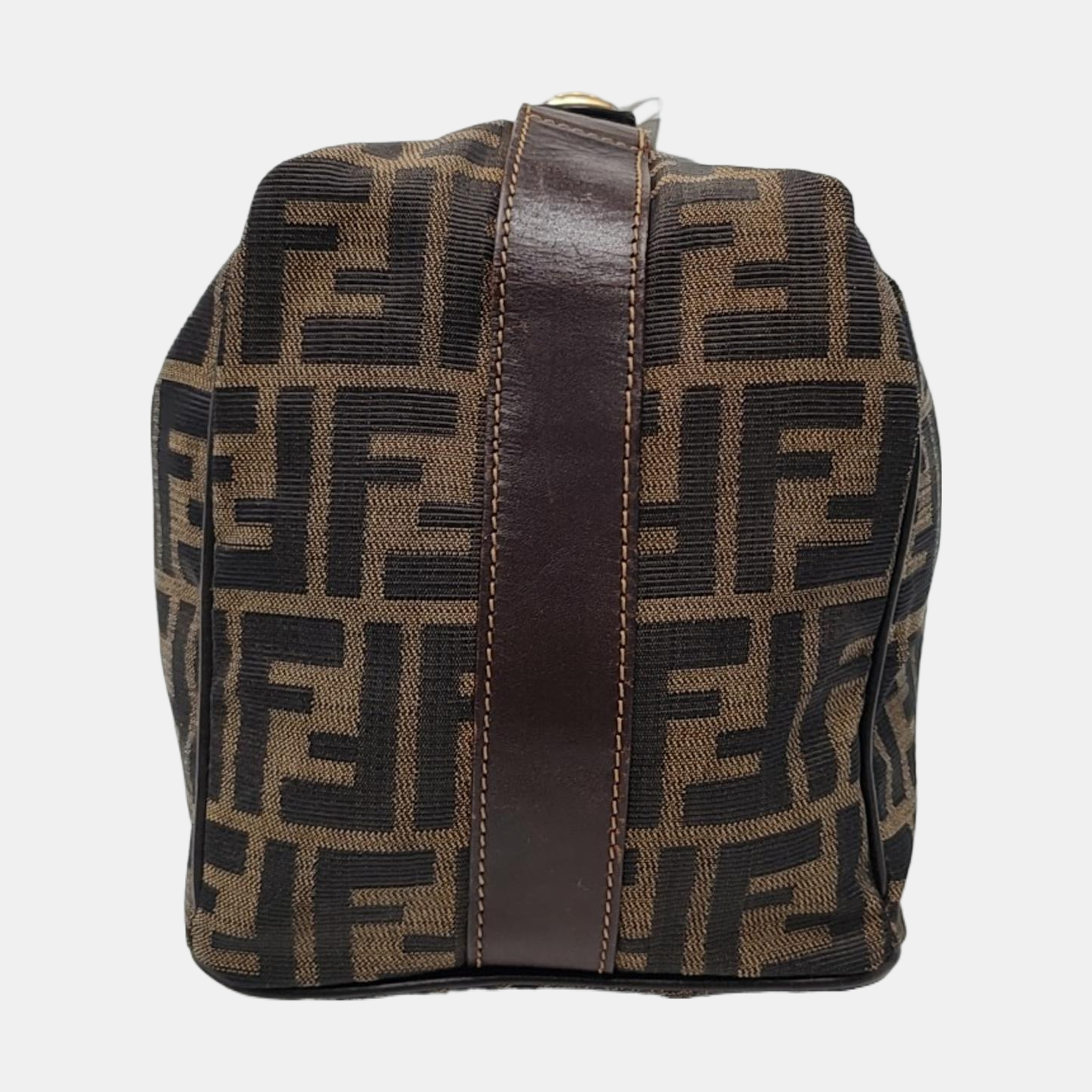 Canvas Top Handle Bag Brown