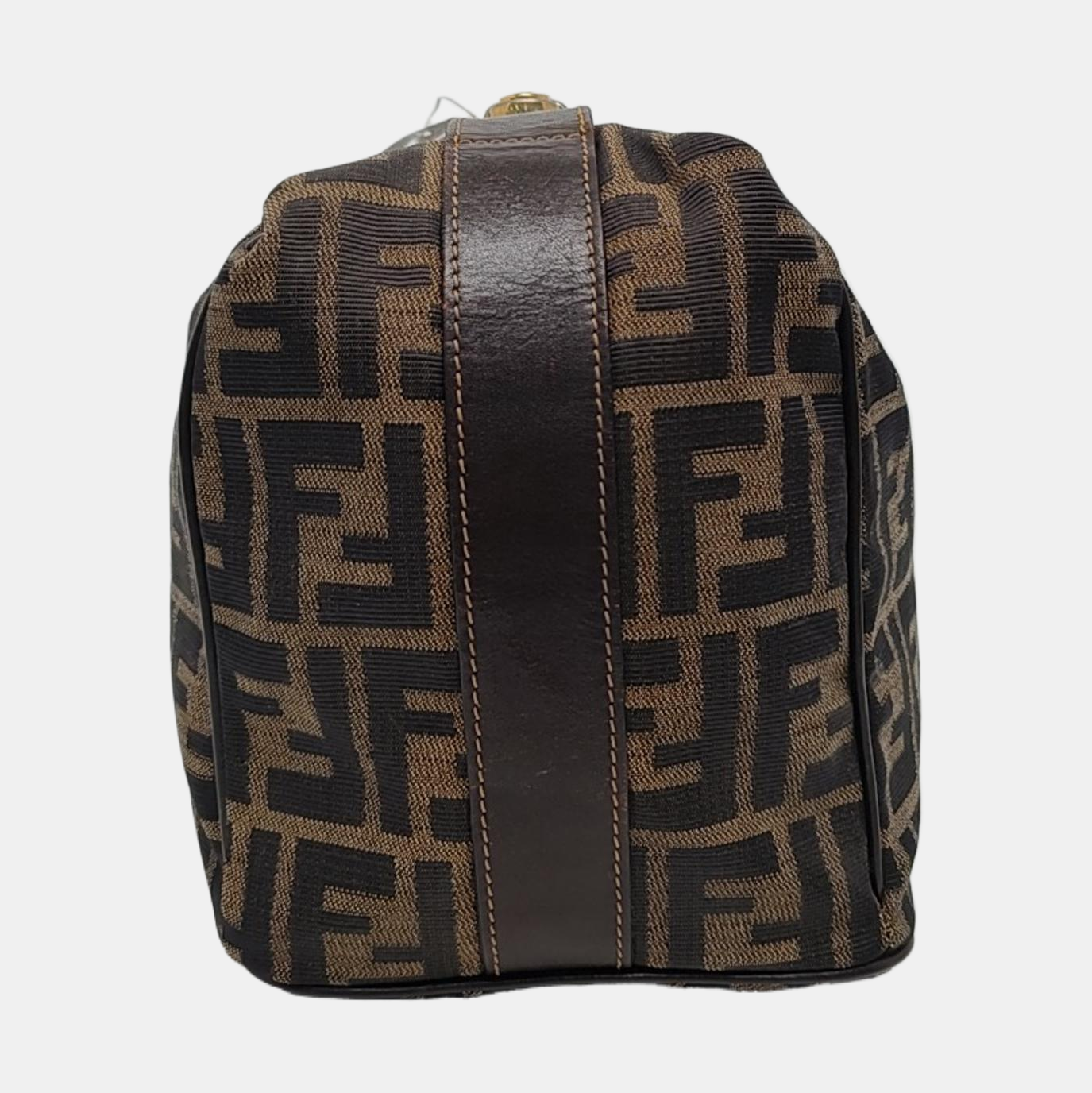 Canvas Top Handle Bag Brown