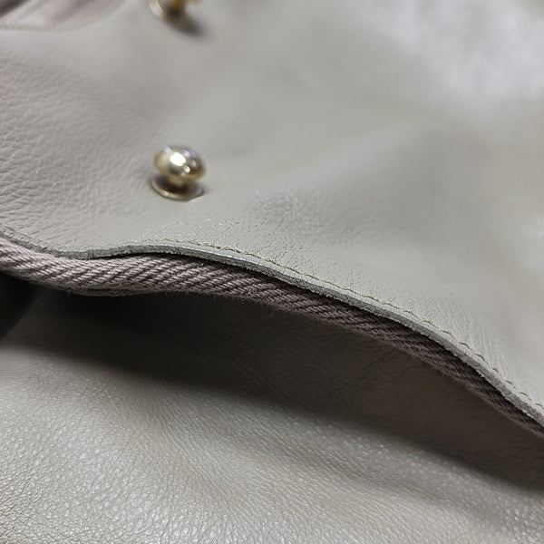 MUSE TWO Medium Calfskin Beige