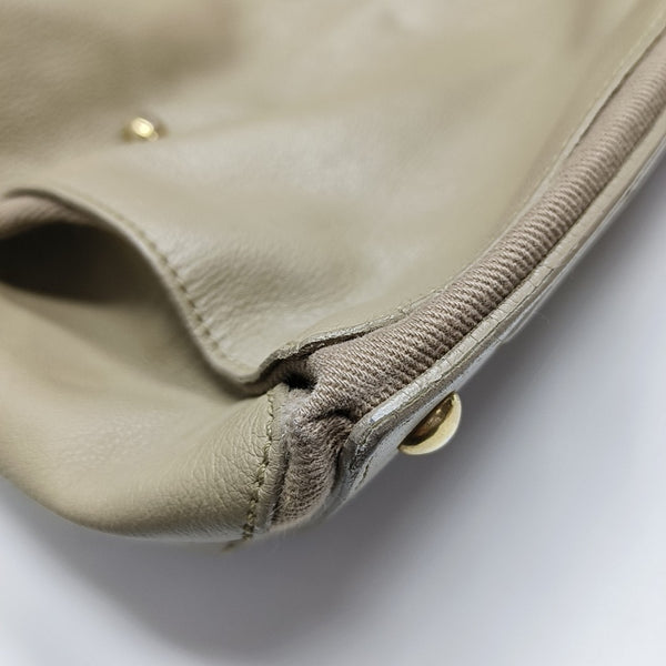 MUSE TWO Medium Calfskin Beige