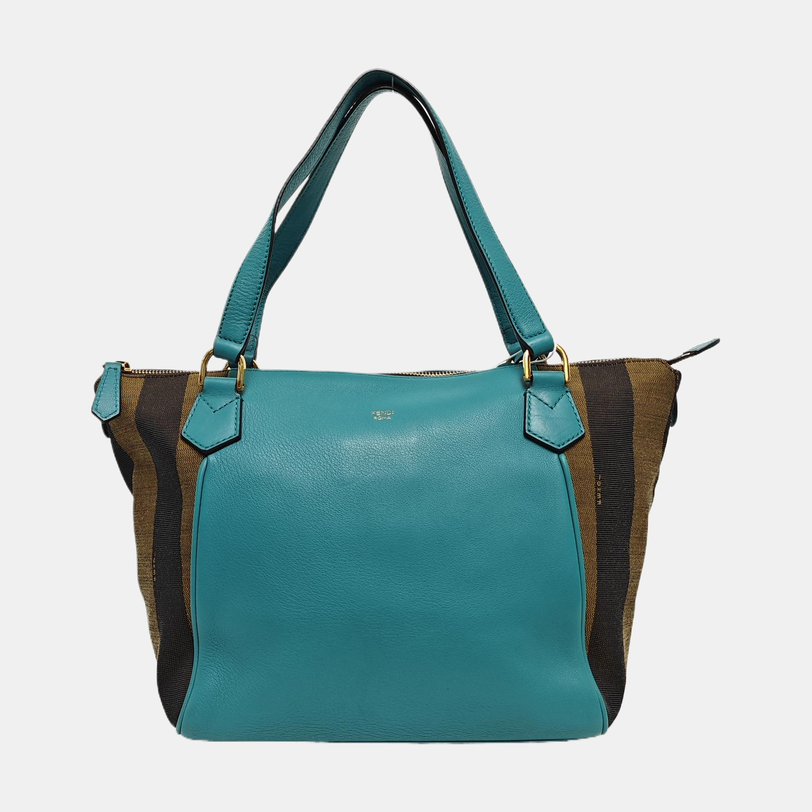 Calfskin Top Handle Bag Green