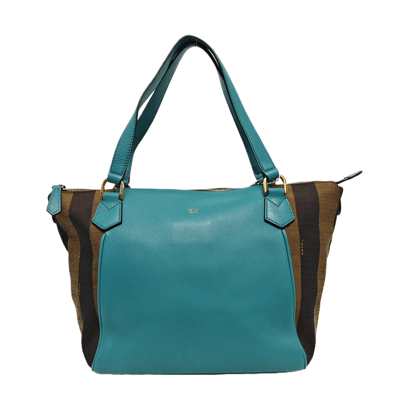 Calfskin Top Handle Bag Green