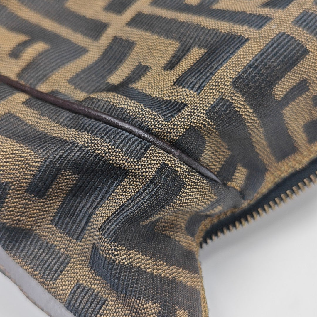 Canvas Top Handle Bag Brown