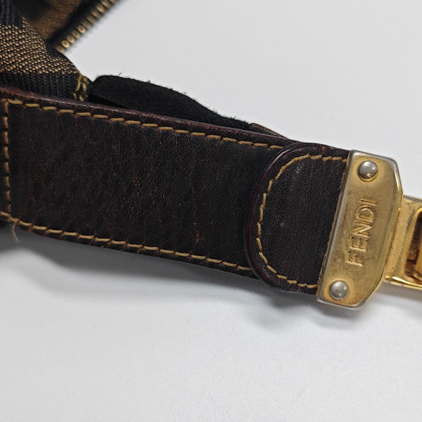 Canvas Top Handle Bag Brown