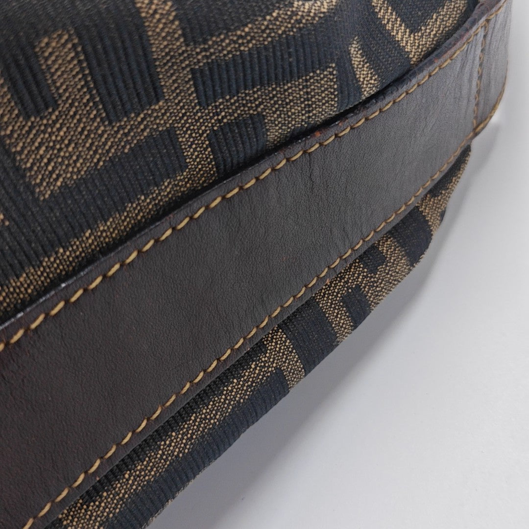 Canvas Top Handle Bag Brown
