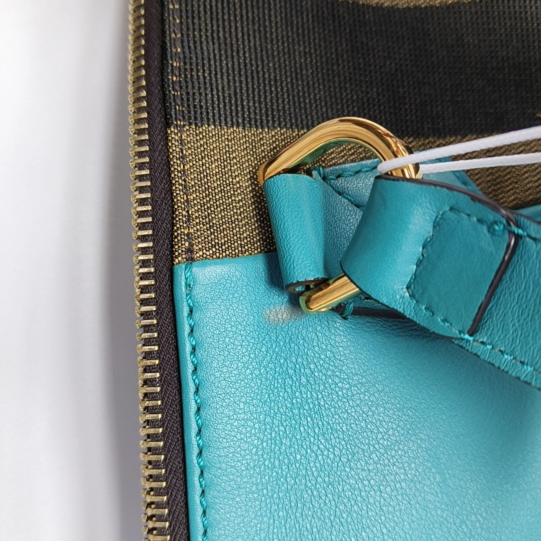 Calfskin Top Handle Bag Green