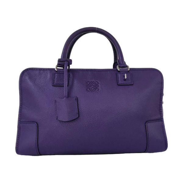 Authenticated pre-owned  Amazona Calfskin Purple - Top Handle Bag at Looply