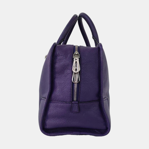 Authenticated pre-owned  Amazona Calfskin Purple - Top Handle Bag at Looply