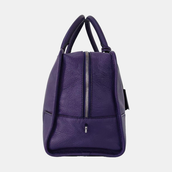 Authenticated pre-owned  Amazona Calfskin Purple - Top Handle Bag at Looply