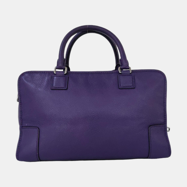 Authenticated pre-owned  Amazona Calfskin Purple - Top Handle Bag at Looply