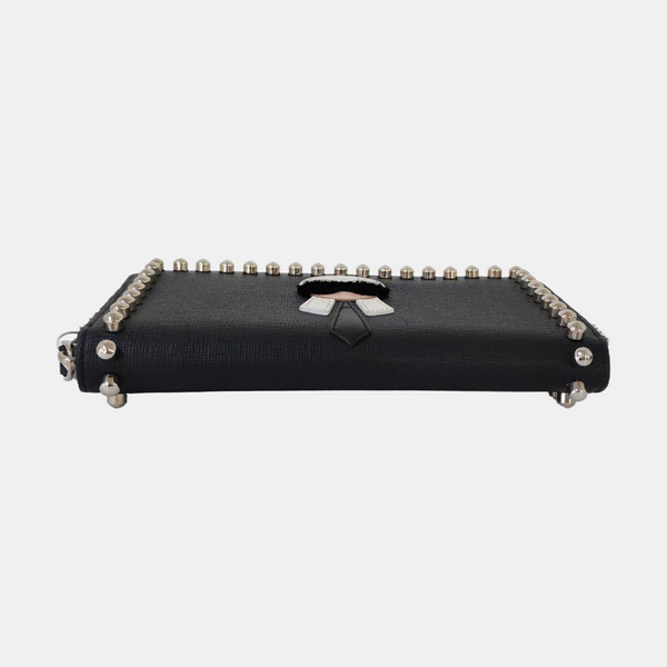Authenticated pre-owned  Karlito Calfskin Black Wallet - Wallet at Looply