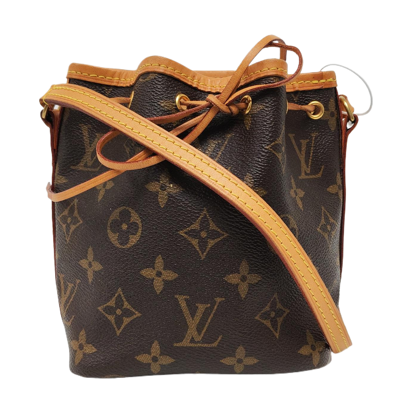 Authenticated pre-owned  Néonoé Nano Monogram Coated Canvas Brown - Shoulder Bag at Looply
