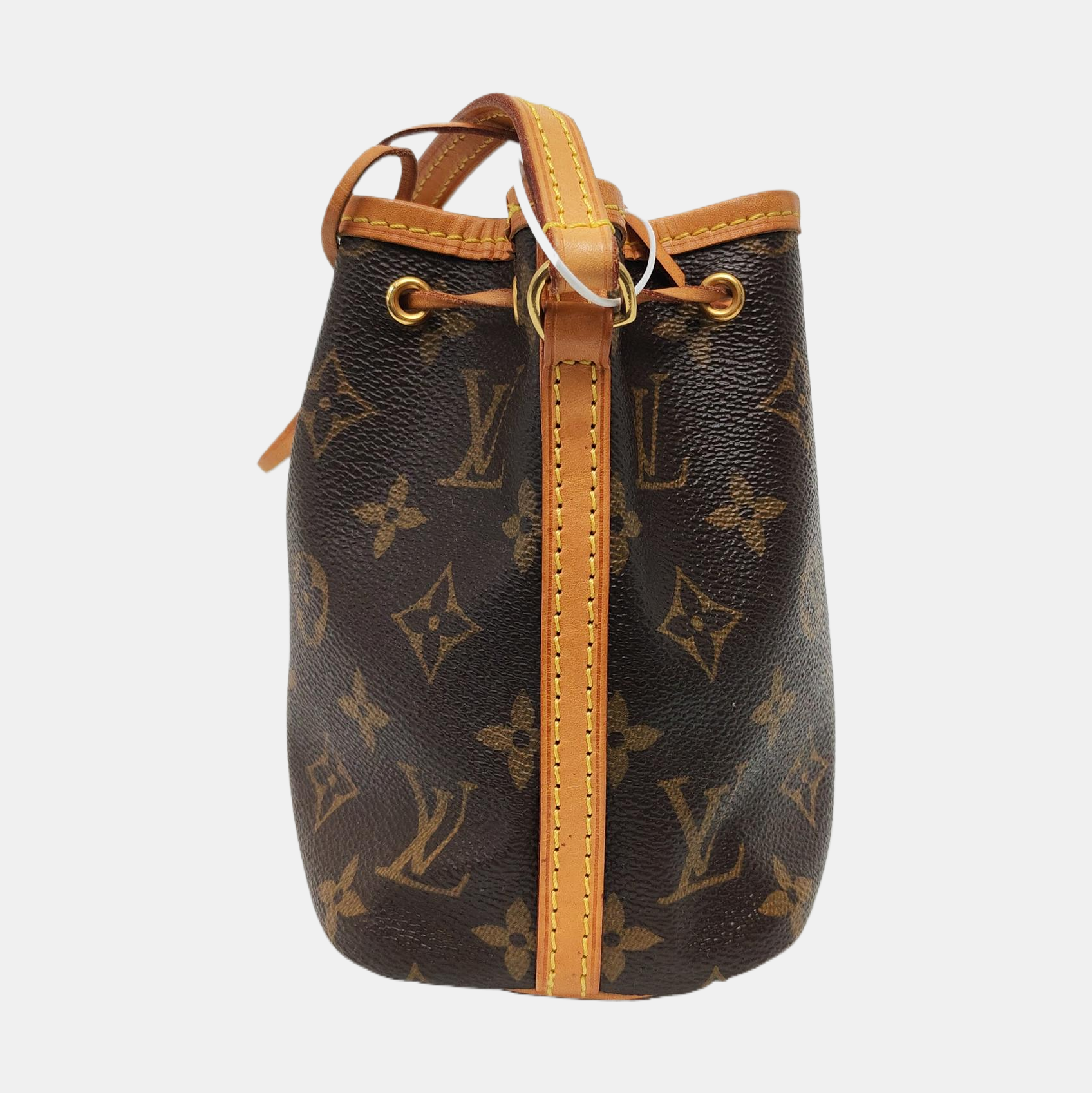 Authenticated pre-owned  Néonoé Nano Monogram Coated Canvas Brown - Shoulder Bag at Looply