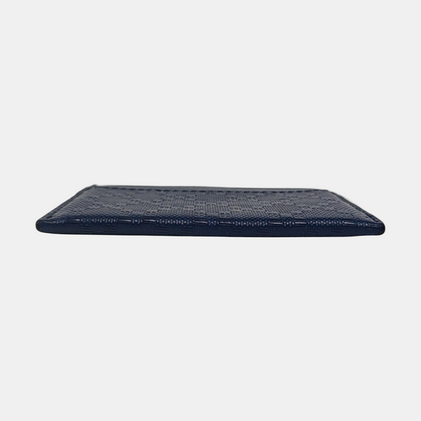Authenticated pre-owned  Microguccissima Leather Blue Card Holder - Card Holder at Looply