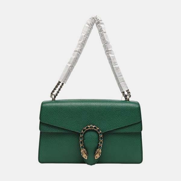 Authenticated pre-owned  Dionysus Super Mini Calfskin Green - Shoulder Bag at Looply