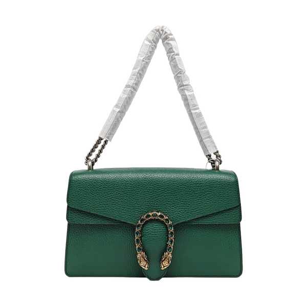 Authenticated pre-owned  Dionysus Super Mini Calfskin Green - Shoulder Bag at Looply