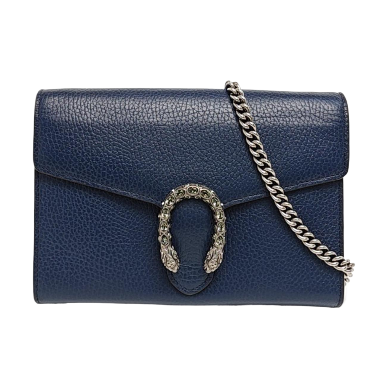 Authenticated pre-owned  Dionysus Super Mini Calfskin Blue - Crossbody Bag at Looply