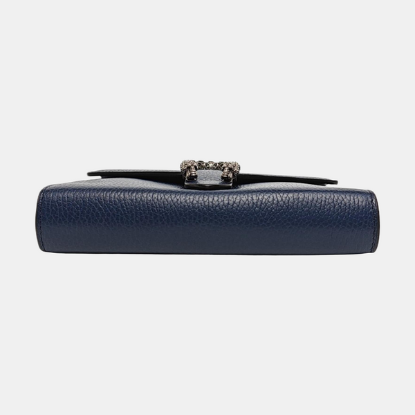 Authenticated pre-owned  Dionysus Super Mini Calfskin Blue - Crossbody Bag at Looply