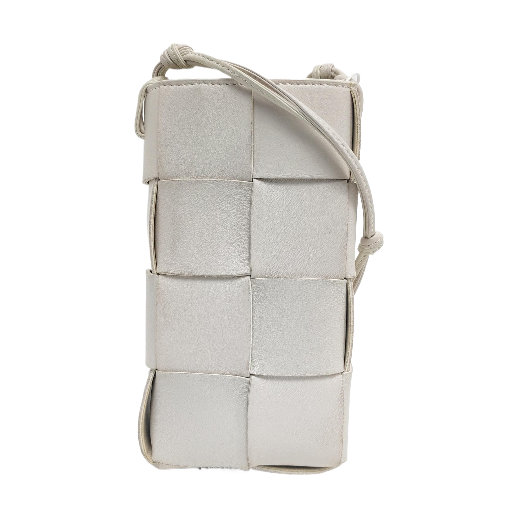 Authenticated pre-owned  Cassette Lambskin White - Shoulder Bag at Looply