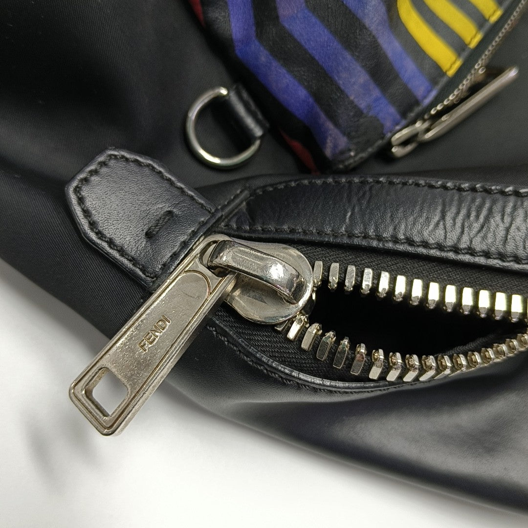 Nylon Backpack Black