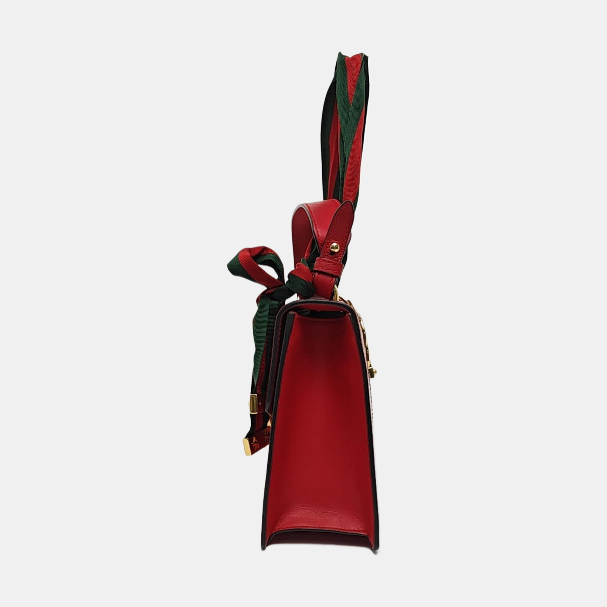 Authenticated pre-owned  Sylvie Small Calfskin Red - Shoulder Bag at Looply