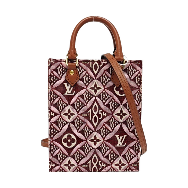Authenticated pre-owned  Sac Plat Mini Fabric Red - Shoulder Bag at Looply