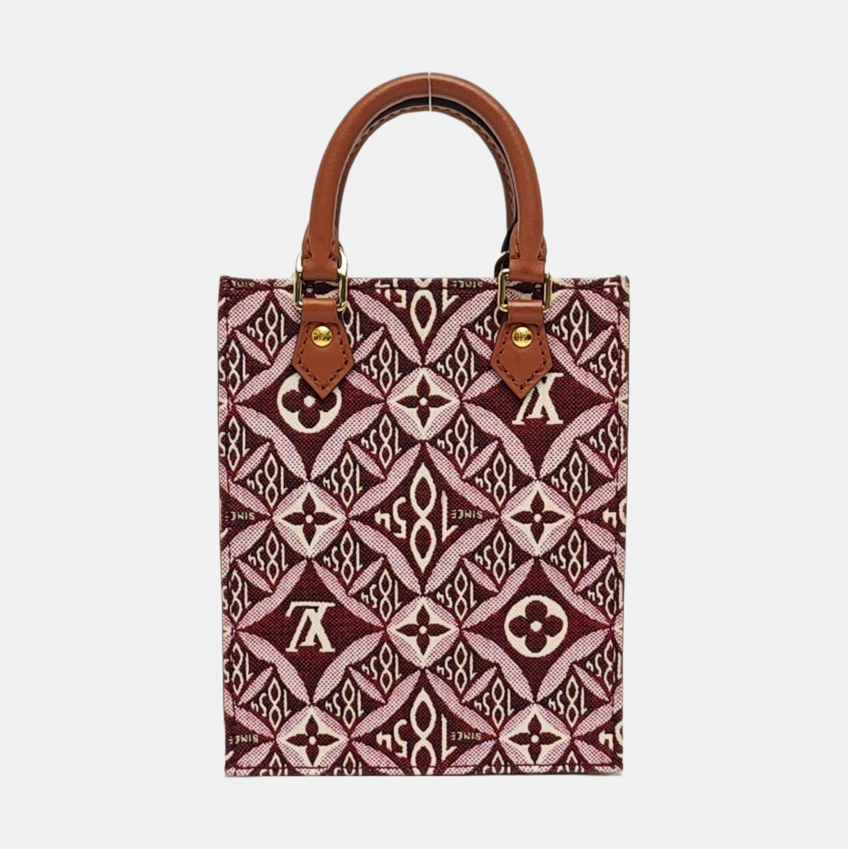 Authenticated pre-owned  Sac Plat Mini Fabric Red - Shoulder Bag at Looply