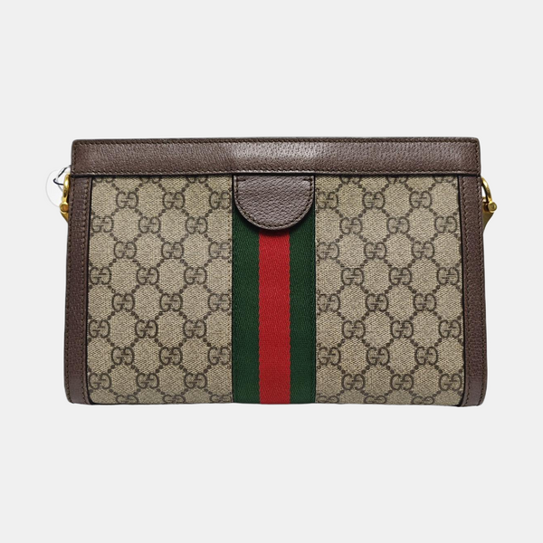 Authenticated pre-owned  Ophidia Small Monogram Coated Canvas Beige - Shoulder Bag at Looply