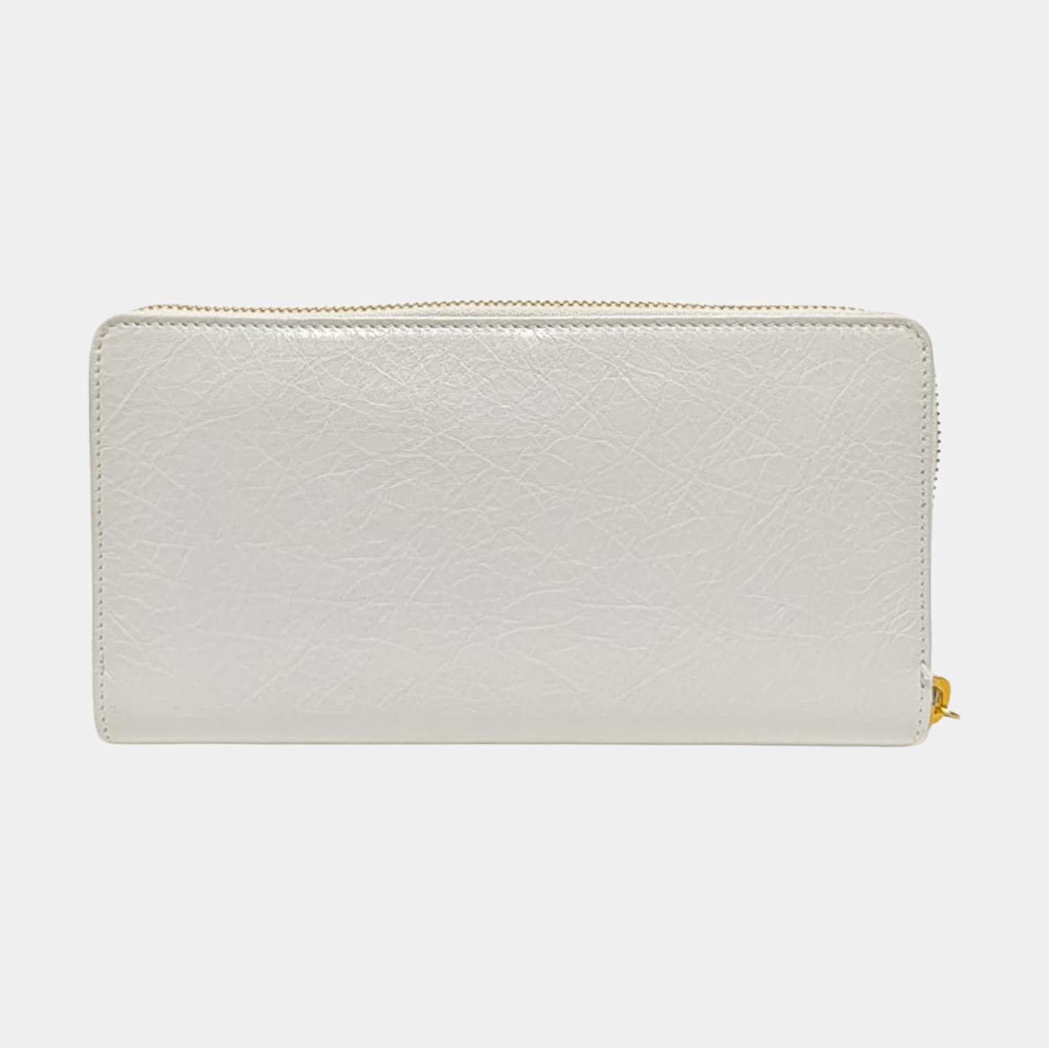 Authenticated pre-owned  Classic City Lambskin White Wallet - Wallet at Looply