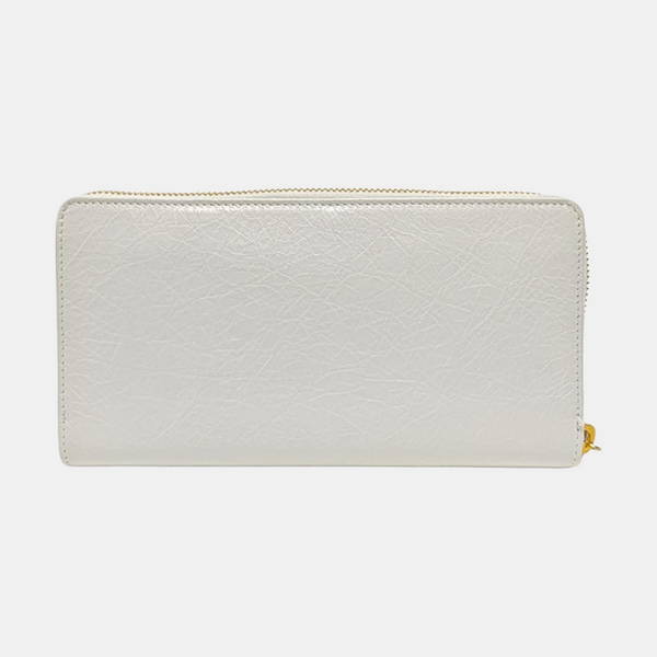 Authenticated pre-owned  Classic City Lambskin White Wallet - Wallet at Looply
