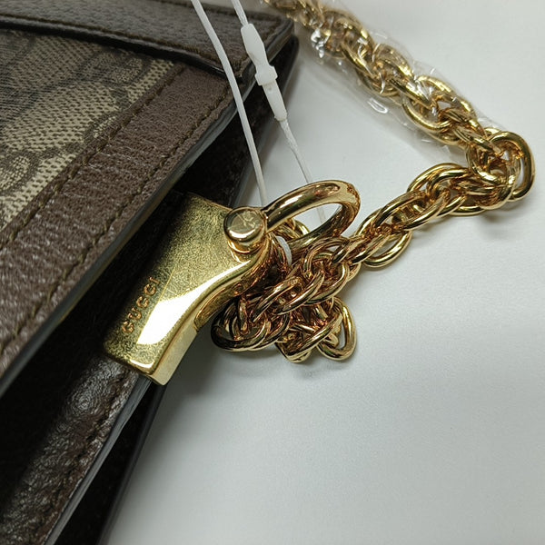Authenticated pre-owned  Ophidia Small Monogram Coated Canvas Beige - Shoulder Bag at Looply