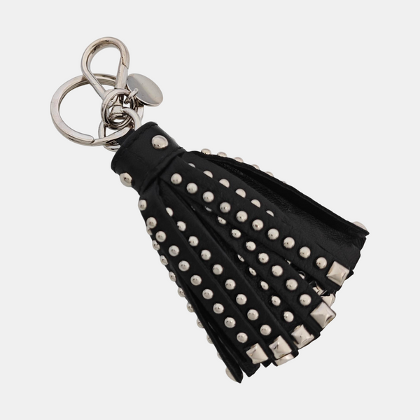 Authenticated pre-owned  Leather Black Bag Charm - Bag Charm at Looply