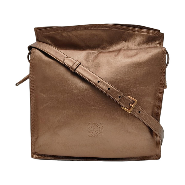 Authenticated pre-owned  Flamenco Xl Calfskin Rose Gold - Shoulder Bag at Looply