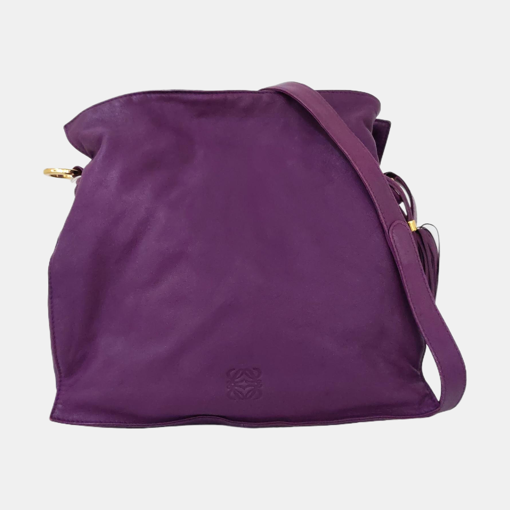 Authenticated pre-owned  Flamenco Lambskin Purple - Crossbody Bag at Looply